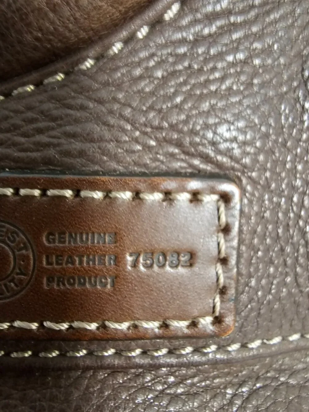 Fossil Bag Brown Leather Shoulder Y2K Classic Casual 75082